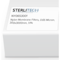 Sterlitech Nylon Membrane Filters, 0.65 Micron, 300 x 3000mm, 1/Pk NY0653001